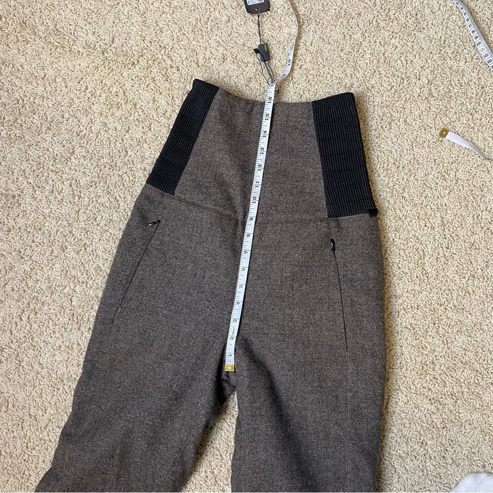 Fendi Ski Trousers Women size 40 / US 4 new with tags brown black - Picture 12 of 13
